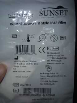 ⭐FREE Brand New Sunset Healthcare ResMed AirSense 11 CPAP Filters (CF2111-1)⭐