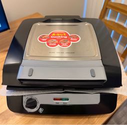 Hamilton Beach 4-in-1 Indoor Grill & Electric Griddle Combo