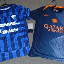 2 Piece Nike Soccer Jersey new with tags (NWT's). Size small mens, fits teue to size. See photos for reference. Asking $35 each OBO.