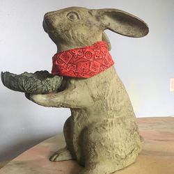 Vintage Cast Iron Bunny Rabbit