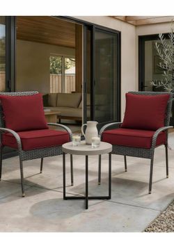 2 Pcs Outdoor Patio Cushions Covers Sets Replacement Waterproof with Zipper - 24 × 24, 23 × 20, for Wicker Dining Rocking Sofa Chairs, Covers Only   2