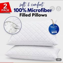 Brand New 2 Pack of Standard Size Pillows