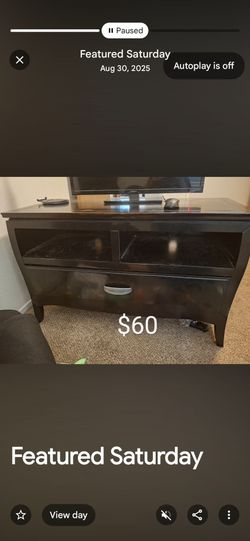 Tv stand black