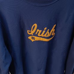 University Of Notre Dame Fighting Irish Bookstore Vintage Crew Neck Sweatshirt. NOS 
Brand New with Tags
Hard to Find..
$125