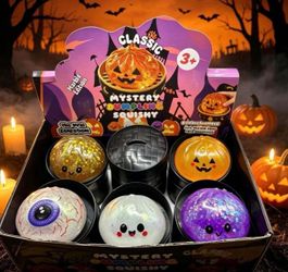 Halloween Glitter Dumpling Squishy Toy 8.5cm –  Steamer Basket