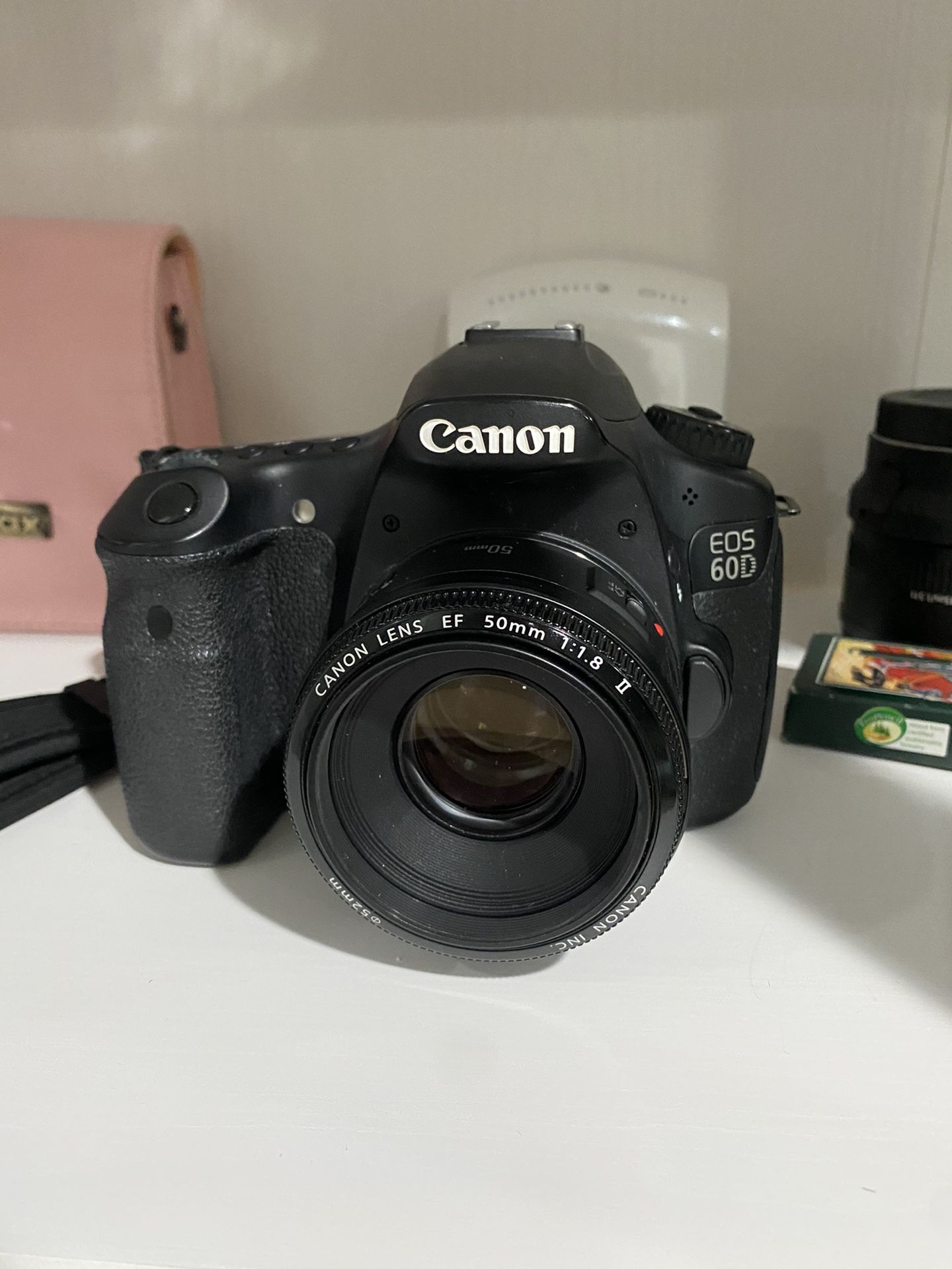 Canon EOS 60D Digital Camera with canon 50mm and Camera Bag