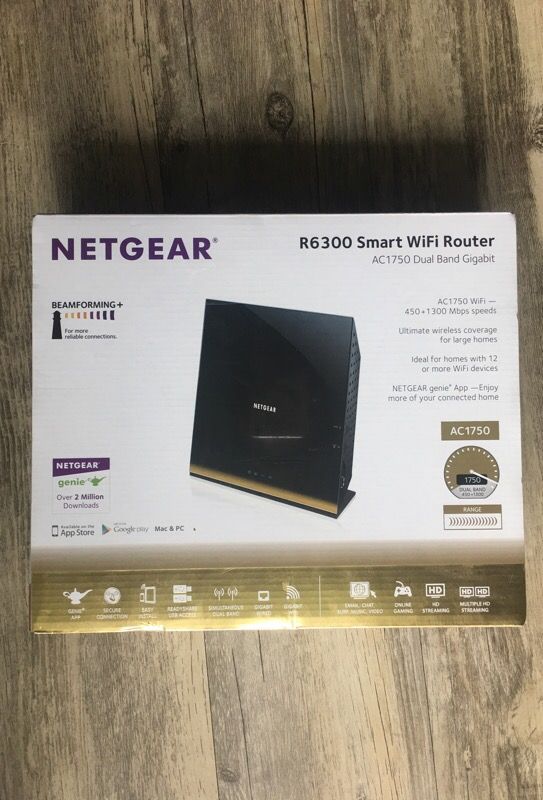 NETGEAR R6300 Smart WifiRouter