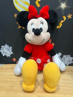 DISNEY MINNIE MOUSE 12 INCH OKUSH IN HER RED POLKA DRESS
