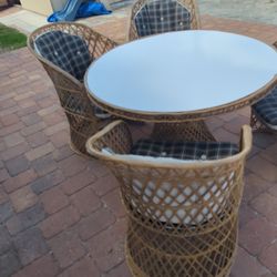 Indoor/Outdoor table and  Chairs