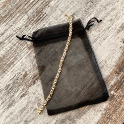 FAS 925 Silver Over Gold Bracelet