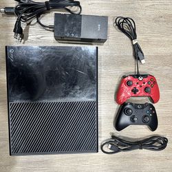 Xbox One with power cable, hdmi, and 2 controllers. Cash and Pick up Only!