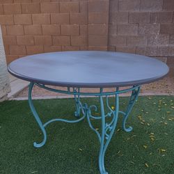 Newly Refurbished Round Dining Table.
