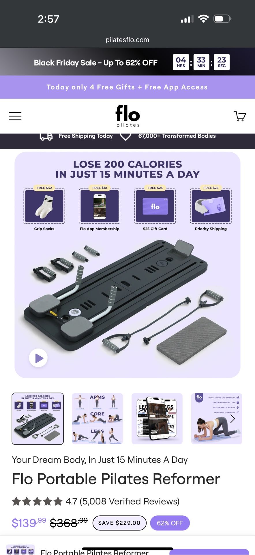 Pilates Reformer - Like New! 