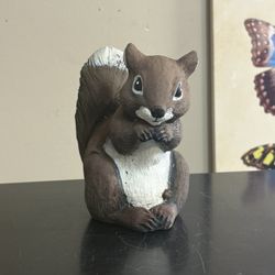 Adorable Squirrel Figurine 6”