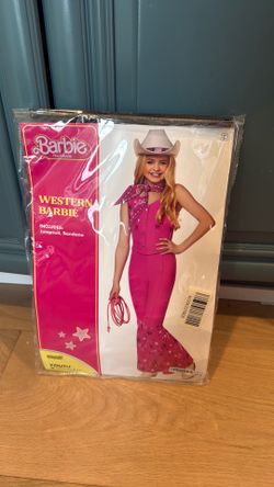 Western Barbie costume - youth size 8-10 medium