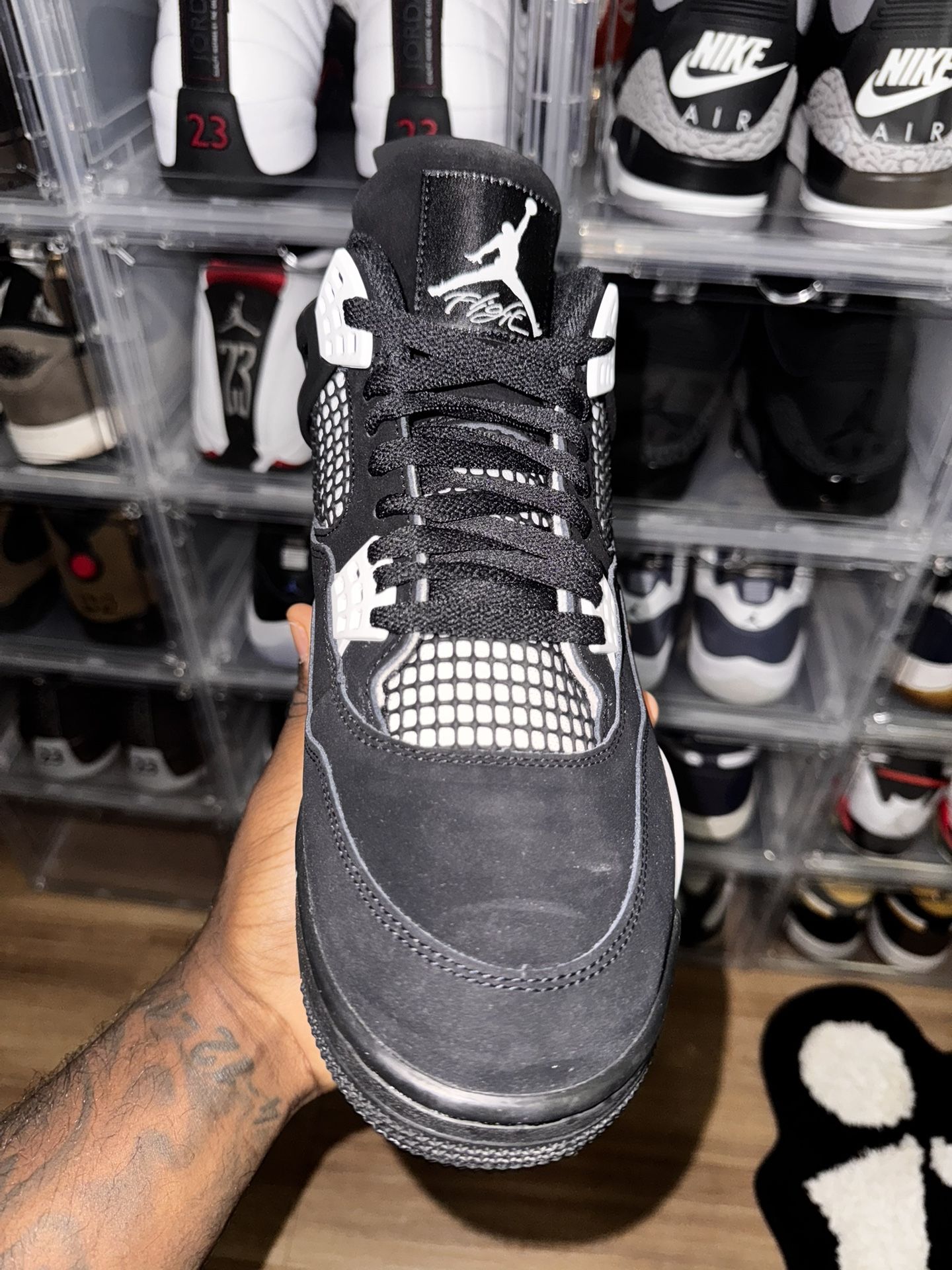 Jordan 4 White Thunder Sz 12