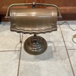 Mid-Century Brass Table Light.