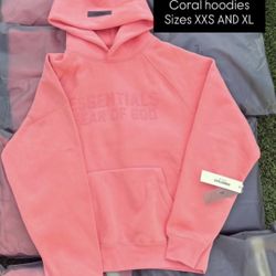 Essentials Coral Hoodie 