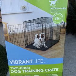 36in Dog Cage And Free Pillow 