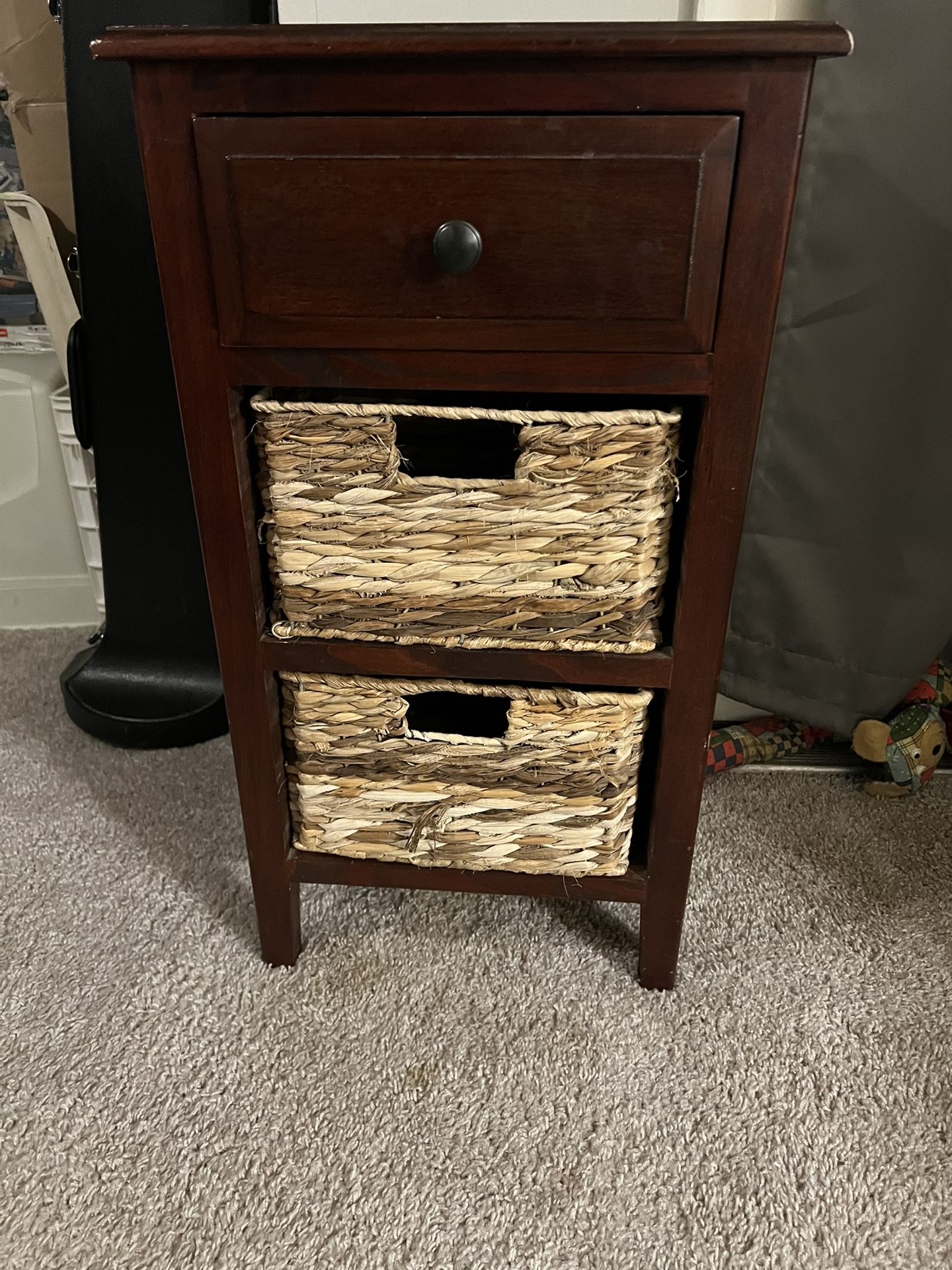 Side table/ Night Stand Mahogany Small Footprint