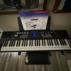 Rock Jam keyboard with Stand & Stool 