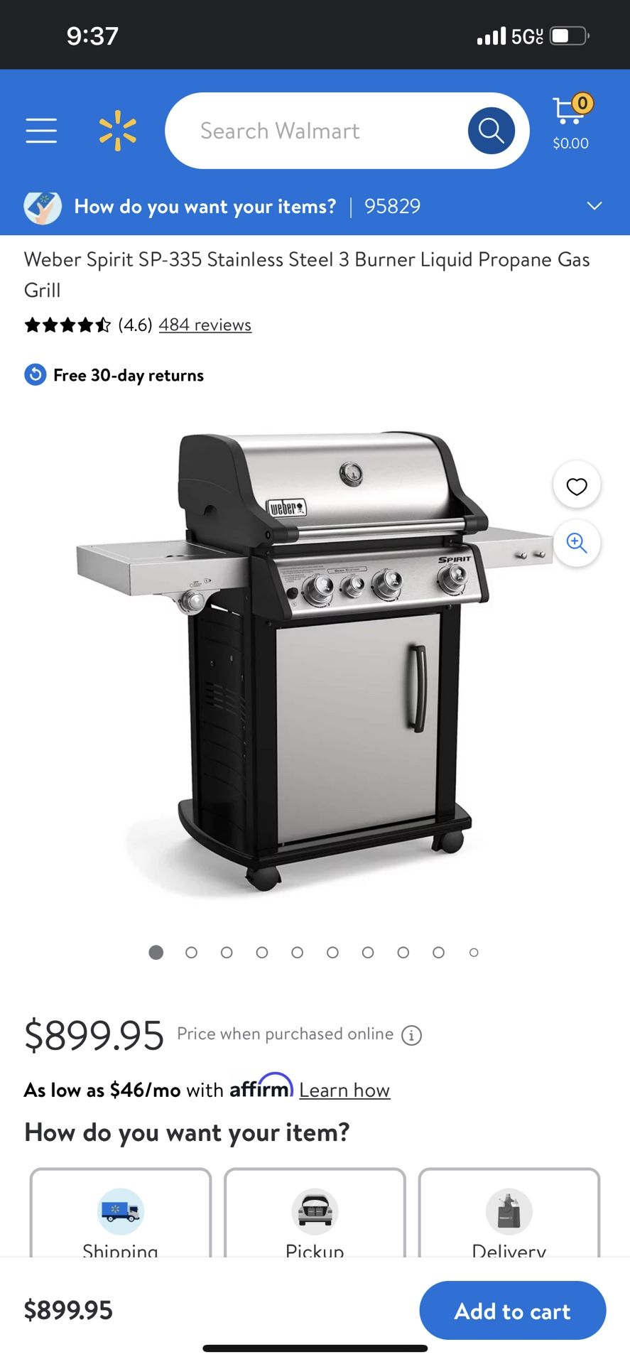 Weber Spirit So-335