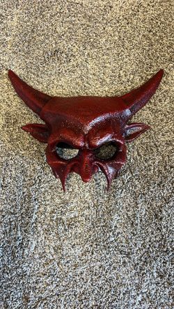 Hard Plastic Demon Mask