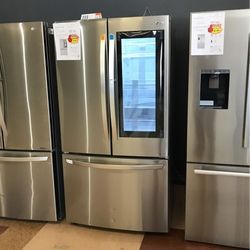 Lg Counter Depth French Instaview Door In Door Refrigerator With Ice Maker 💥💥 3RX
