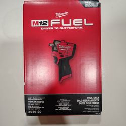 Milwaukee M12 Fuel 3/8 Impact Wrench (Tool Only)