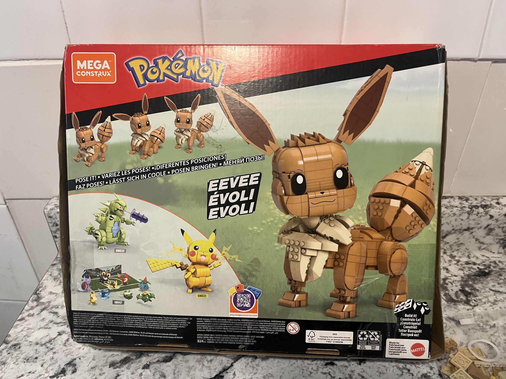 Pokémon JUMBO EEVEE Mega Construx