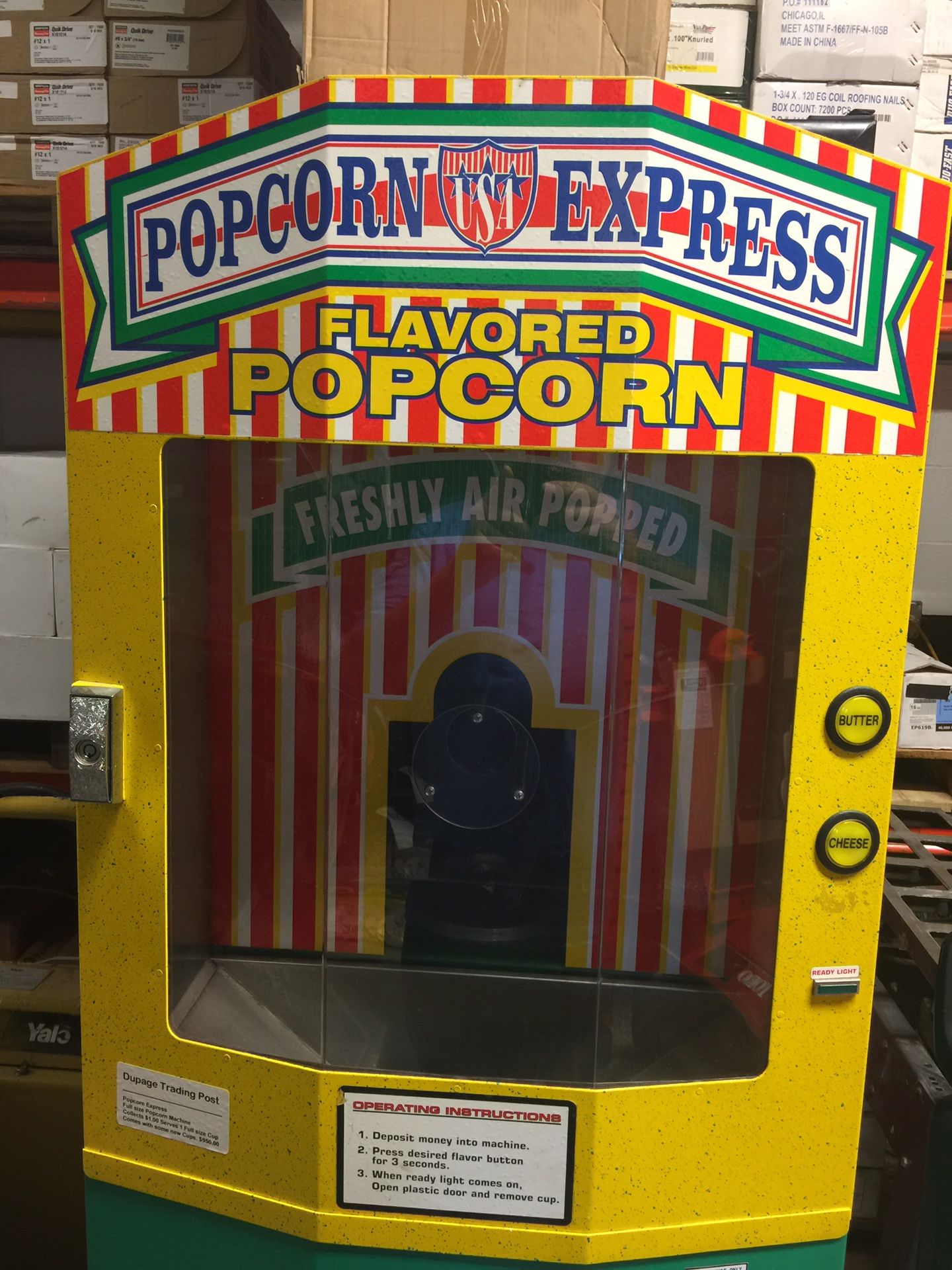 Popcorn USA Express Flavored Popcorn Machine