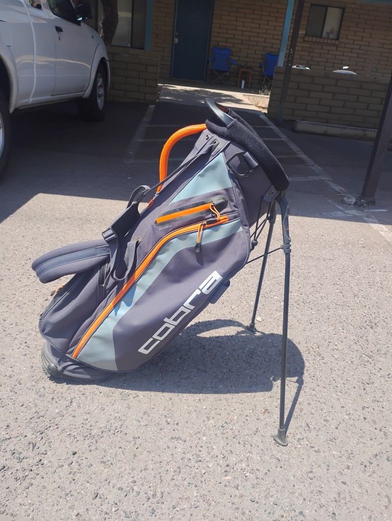 Golf Bag! Golf Clubs! Cobra Standbag!