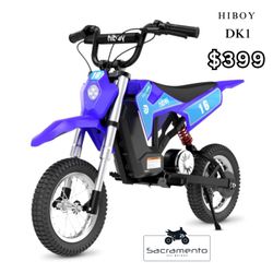 Kids Electric Dirt Bike For Sale! Affordable Electric Dirt Bike For Kids  with 3 Speed Mode Now at Only $399!