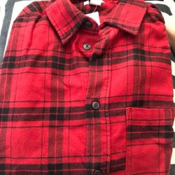 H&M men flannel Plaid shirt size Large