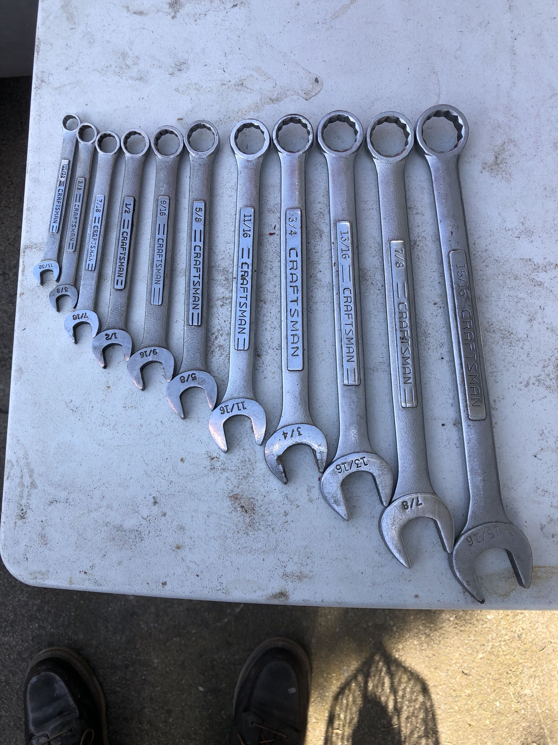 Craftsman SAE Wrench Set In Great Condition 