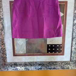 J Crew Wool Pink Skirt