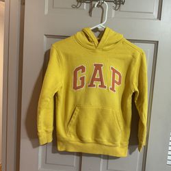 GAP Kids Yellow Pullover Hoodie Size Medium 