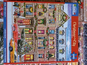 Christmas In The City - White Mountain 1000 Pc