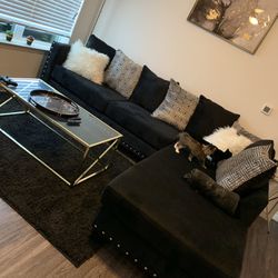 Black Sectional Couch