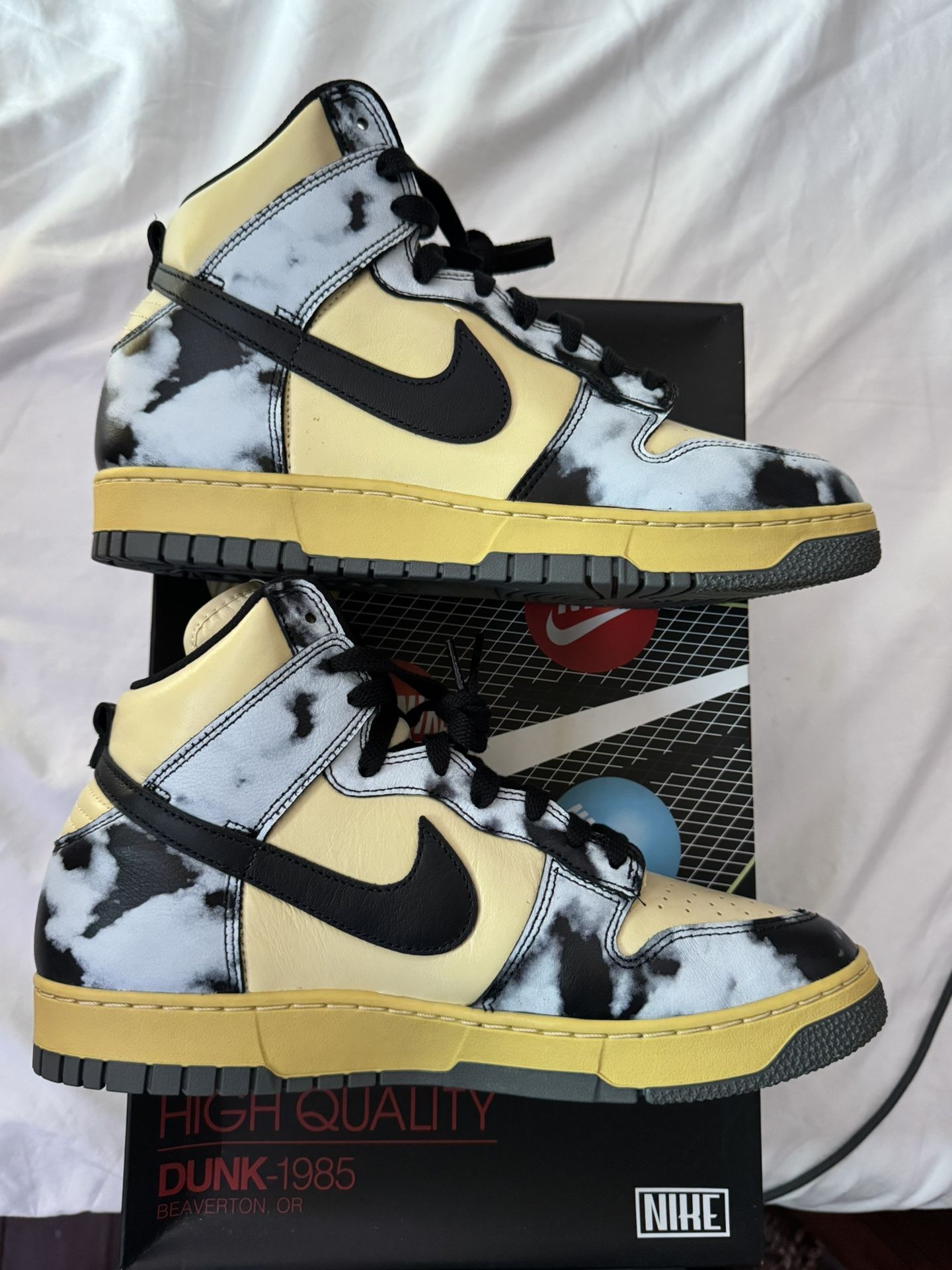 Brand New In Box Size 10.5 Nike Dunk High 1985 Acid Wash