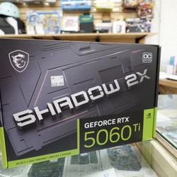 MSI GeForce RTX 5060 Ti Shadow 2X OC Plus 16GB Graphics Card