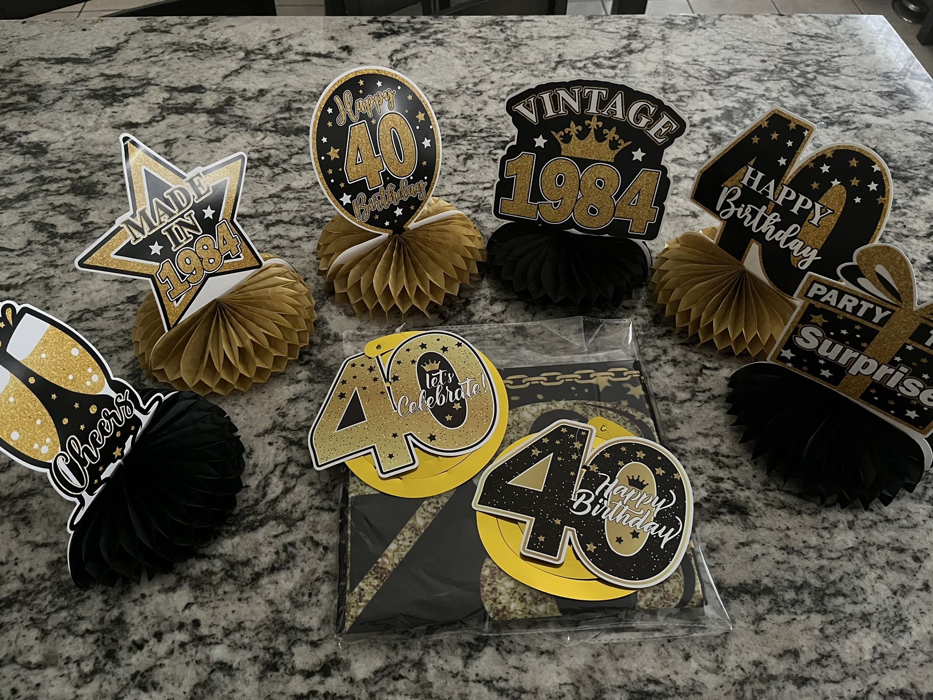 40th Birthday Decorations