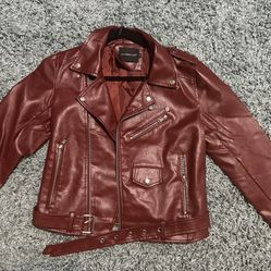 Faux Leather Jacket