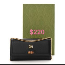 Luxury Crossbody Wallet Purse With Chain (only 1 Available)