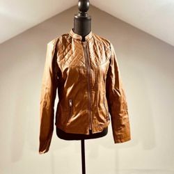 Small Faux Leather Jacket