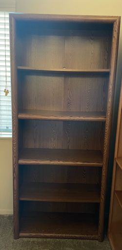 Five tier bookshelf