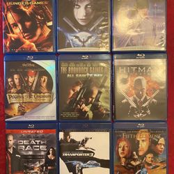 $2.50 Blu-rays . Five for $10
