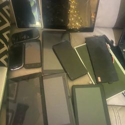 Lot Of Laptops Tablets And Cell Phones Mostly For Parts