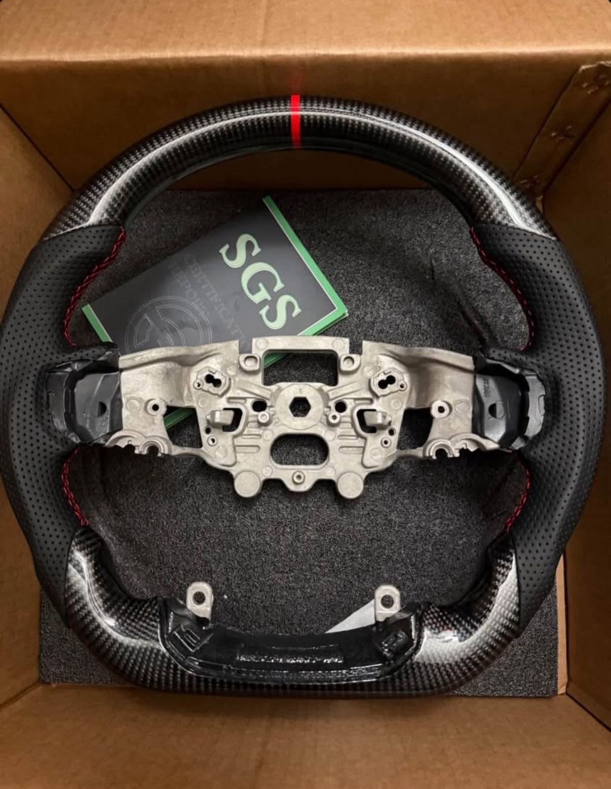 Steering Wheel for F150 Raptor 2021-2024 3K Real Carbon Fiber