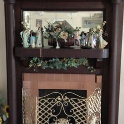 Fire place shelf